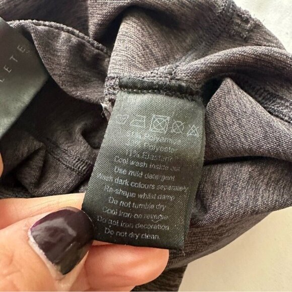 Alphalete R6 Revival Leggings. Small. Charcoal Gray - Picture 11 of 12